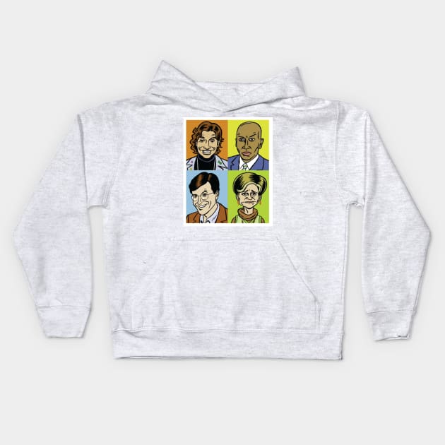 Strangers With Candy Square Kids Hoodie by scohoe